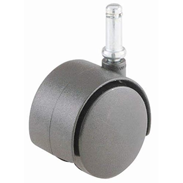 Shepherd 9673 2" Black Office Chair Twin Wheel Push Up Stem Caster
