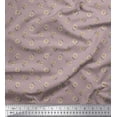 thumbnail image 1 of Soimoi Cotton Duck Fabric Leaves & Floral Artistic Print Sewing Fabric Yard 42 Inch Wide, 1 of 3