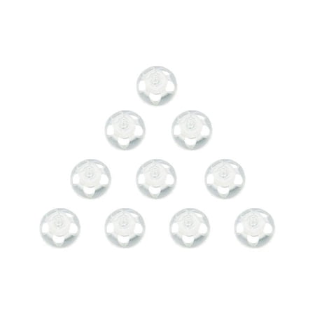 Signia Compatible Click Open Dome for Hearing Aids, 6pcs Domes for RIC Instruments - 8mm