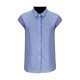 thumbnail image 3 of Camisetas para las Mujeres Casual, Imprimir Cuello Turndown Top de Manga Corta Hecho de 95% Poliéster 5% Spandex para el Uso Diario de Verano, Tops Cortos para las Mujeres, 3 of 5