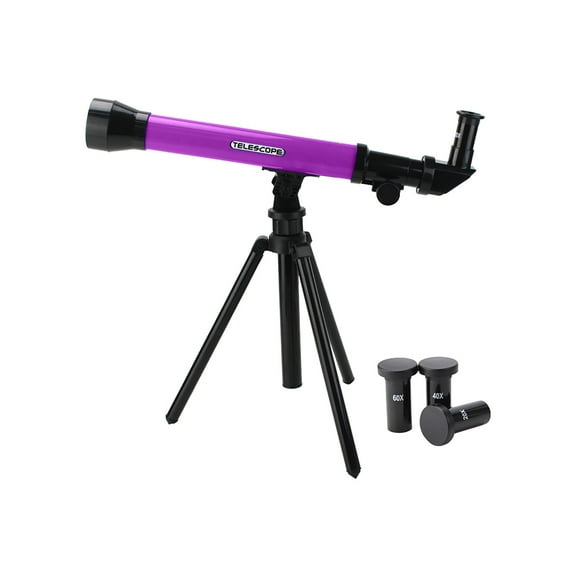 High-Powered 20X/40X/60X Astronomical Telescope for Kids – Science Exploration & STEM Teaching Tool, Children's Educational Telescope for Space Learning,violet