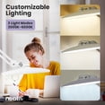 thumbnail image 3 of Neatfi Professional LED Task Lamp with Clamp, 2200 Lumens, 20-Inch Wide Head, Dimmable Work Light for Crafting, Quilting, Sewing, Home Office & Hobby Projects, White, 3 of 10