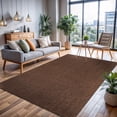thumbnail image 5 of CAMILSON Granulated Non Shedding Easy-Cleaning Indoor Outdoor Easy Jute Rug Brown 5x7, 5 of 9