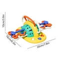 thumbnail image 2 of Baby High Chair Toys with Suction Cup, Interactive Tugging Fidget Toy, Montessori Sensory Toys for 1 Year Old Fine Motor Skills, Food Grade Silicone Activity Gift for Infant Toddlers, 2 of 6