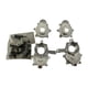 thumbnail image 1 of Piezas de mejora de dirección de carcasa metálica: 10 vehículos y camiones RC modificados DIY Plata, 1 of 9