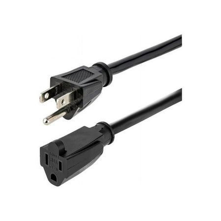 UPC: 0065030894432 | StarTech 15ft Heavy Duty Extension Cord NEMA5-15P to NEMA5-15R Black