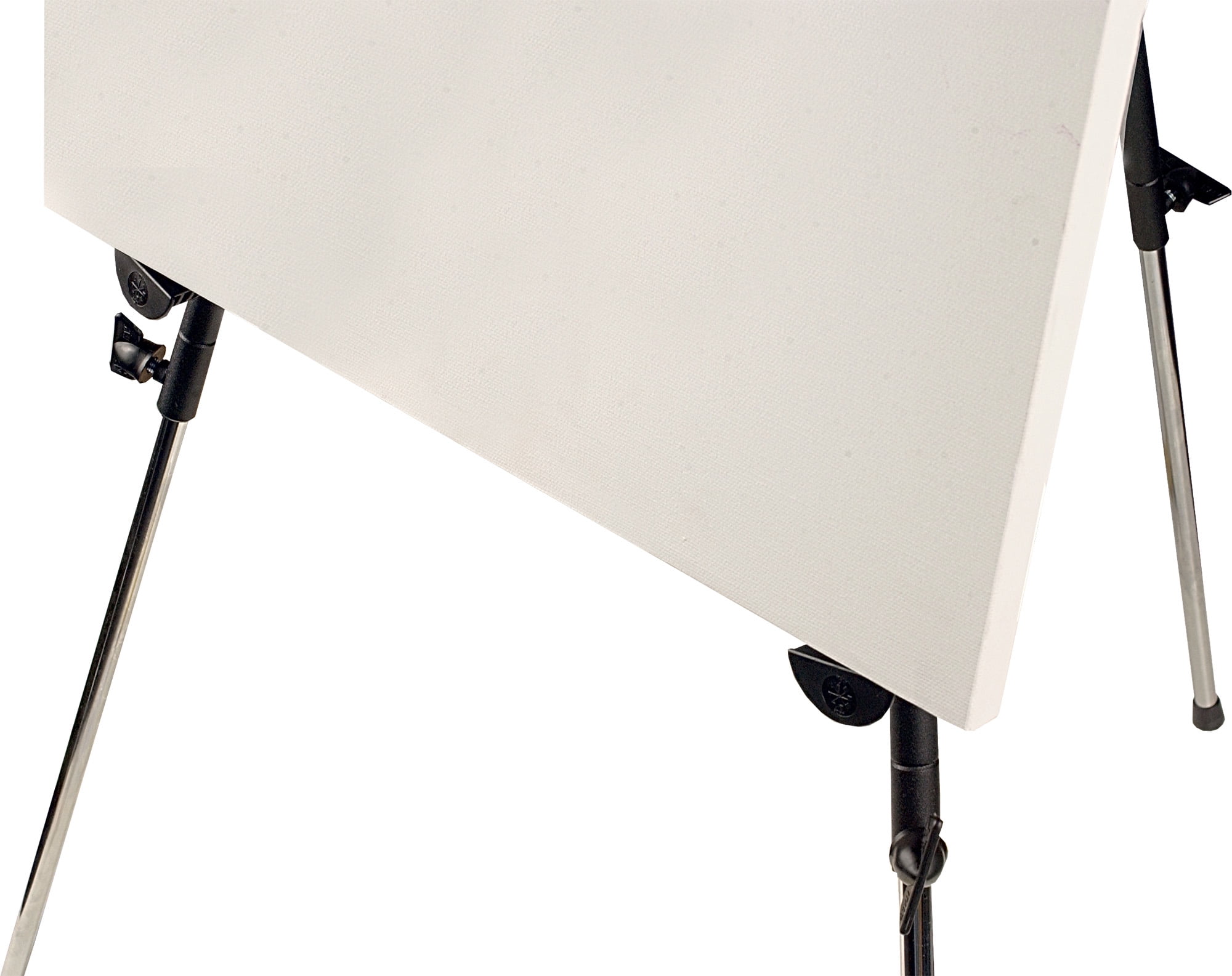 Creative Mark Napoli Art Easel for Adults - Heavy Duty Steel Easel for Vertical or Horizontal Painting with Tripod Weight Bag - Fits Canvases up to 28" - Black Chromium Plated & Varnished Steel
