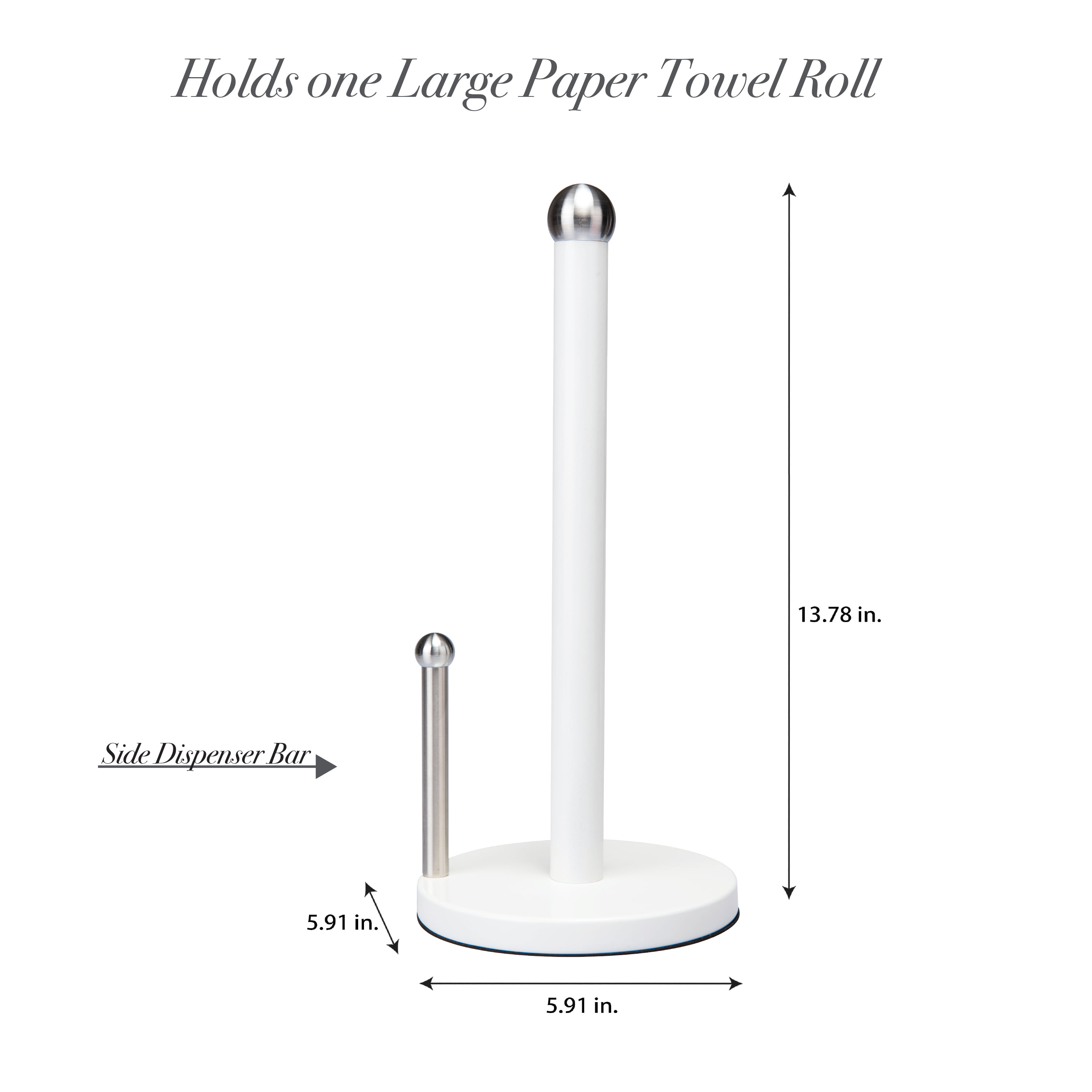 Rubbermaid 2361-RD-WHT Paper Towel Holder