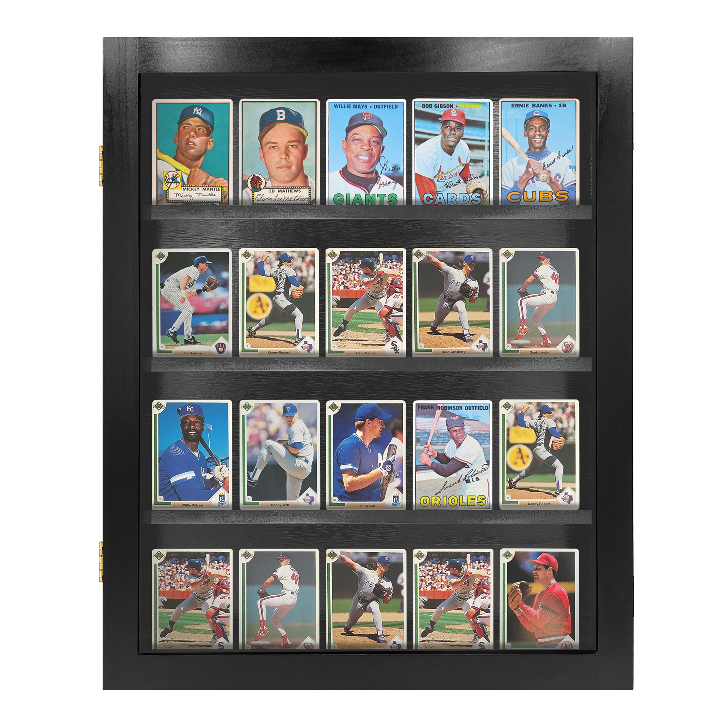 Card Display Case, Holds 20 Ungraded Cards, Baseball, Football