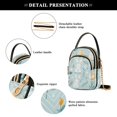 thumbnail image 4 of FORMRS Crossbody Bag for Women Quilted Travel Shoulder Cell Phone Purse with Chain Strap Handbag, Floral Easter, 4 of 7