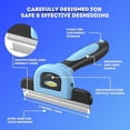 thumbnail image 3 of Deshedding Tool | Stainless Steel Grooming Brush for Shedding Fur Removal - Cats and Dogs, 3 of 4