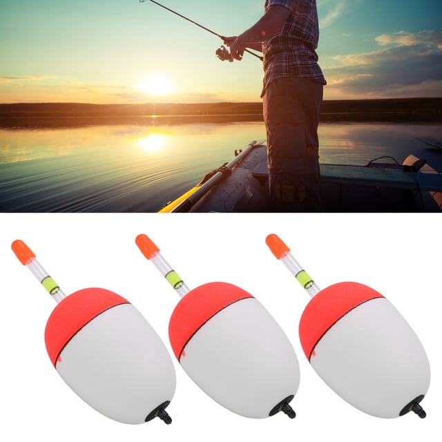 Flotador de espuma de palo ligero, núcleo sólido eva luminosa float de pesa luminosa para pesca nocturna para pescar en el mar