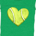 thumbnail image 4 of Inktastic Tennis Ball in Heart Boys or Girls Baby Bodysuit, 4 of 5