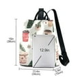 thumbnail image 3 of FORMRS Women's Travel Backpack Purse Anti-theft Hidden Pockets Casual Shoulder Bag, Christmas Cups, 3 of 7