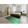 thumbnail image 4 of Ahgly Company Indoor Rectangle Patterned Medium Forest Green Area Rugs, 5' x 7', 4 of 6