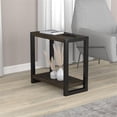 thumbnail image 2 of Safdie & Co. 23"L 1-Shelf Accent Table in Dark Grey, 2 of 3