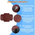 thumbnail image 4 of Yazoeia Car Center Console Cover, Leather Vehicle Car Armrest Protector Cushion with 2 Side Storage Pockets, Comfortable Auto Interior Decorative Accessories, Universal for SUV, Truck, CJC912-116096, 4 of 6
