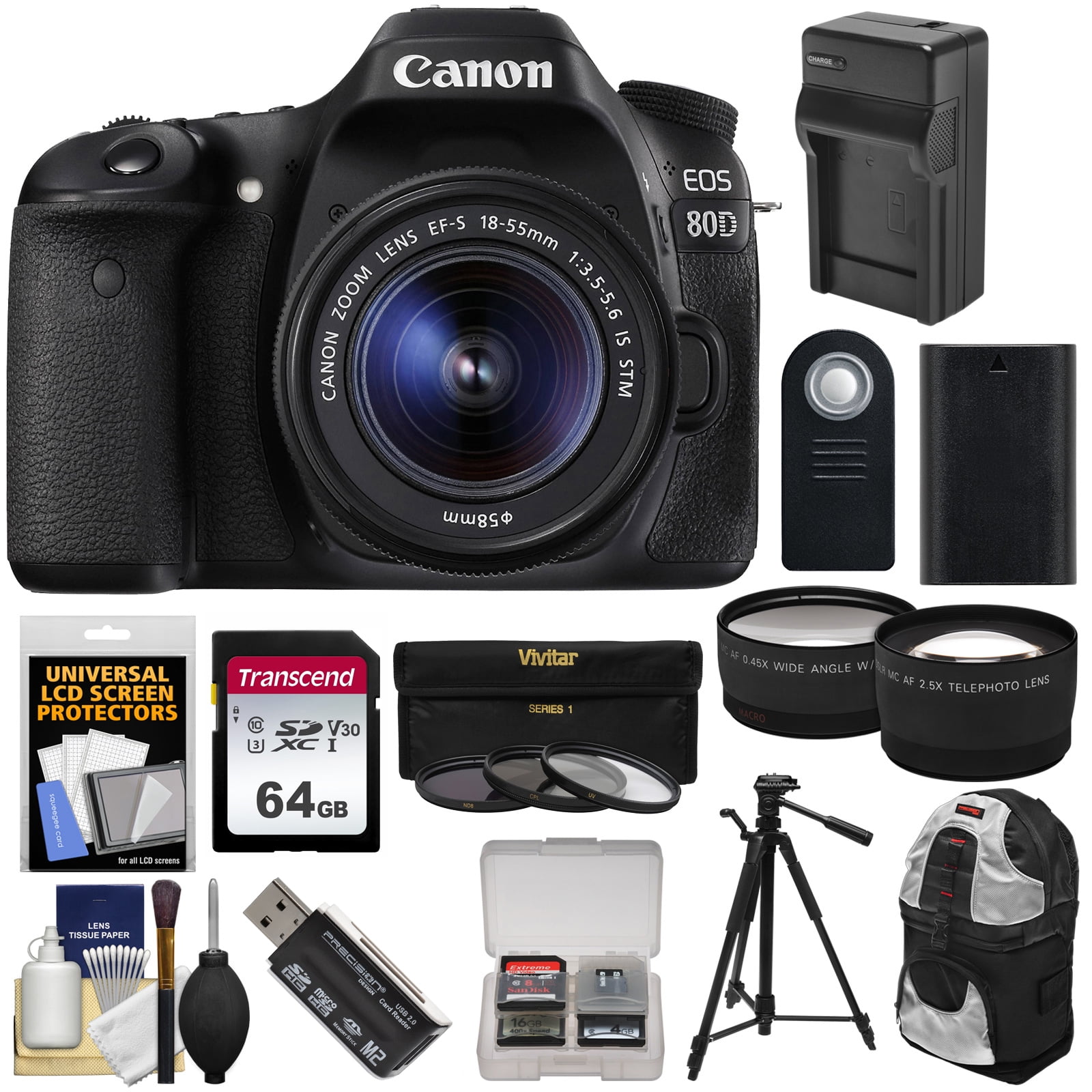 Canon EOS 80D Wi-Fi Digital SLR Camera EF-S Jamaica Ubuy