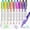 18 colors, variant on JusArt Outline Sparkle Markers, Glitter Markers,18 Metallic Shimmer Pens for Adult Coloring, Cool Fun Drawing Supplies for Christmas, Easter, Halloween