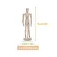 thumbnail image 1 of Wooden Hand Figurines Rotatable Joint Hand Model Drawing Sketch Mannequin Miniatures Home Office Desktop Room ​DIY Decoration, 1 of 6