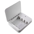 thumbnail image 4 of 2X Caja de Bateria del Banco de la Energia del USB Portatil Cargador de Bateria Externa del Paquete del Cargador de Bateria de Emergencia 4X AA para Telefonos, Blanco, 4 of 4