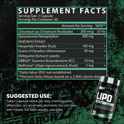 Nutrex Research Lipo 6 Stim-free Fat Burning and Appetite Control 60 Capsules