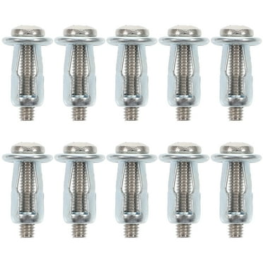 Metal Hollow Door Anchor Cavity Fixing Stainless Steel Anchors and Screws Repair Kit Bolt Plasterboard 10 Pcs