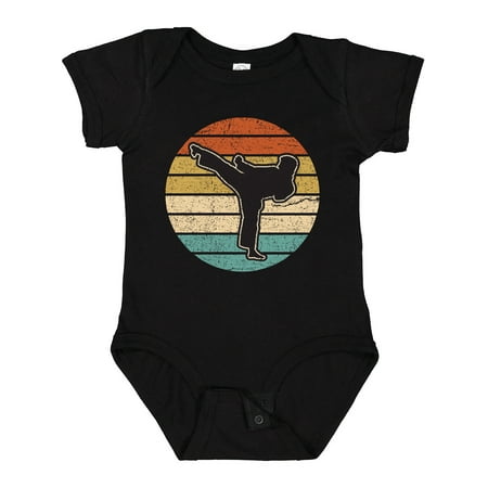 

Inktastic Karate Martial Arts Retro Sunset Boys or Girls Baby Bodysuit