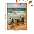 thumbnail image 3 of Qisvanset Yellow Rose Oil Painting Canvas 15.75x11.81 Inches, 3 of 8