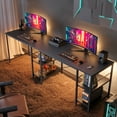 thumbnail image 3 of Bestier 95.5 inches L-Shaped Computer Desk Long Table for Home Office for Kids and Adults, 3 of 8