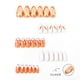 thumbnail image 4 of Pisexur Belleza Maquillaje Uñas cortas de almendras de Pascua con exquisitas uñas tridimensionales de zanahoria y conejitos blancos, 30 fotospara mujeres y hombres, 4 of 4