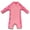 Sakura, variant on Baby Girls Swimsuit, Toddler Bathing Suit, Long-Sleeve Zipper One Piece Swimwear with UPF 50+ Sun Protection （Sakura 3-6months）