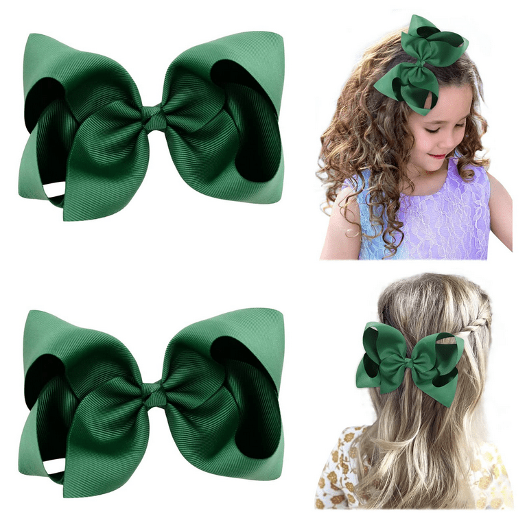 3 Inch Hair Bows for Girls Grosgrain Ribbon Toddler Hair Accessories with  Alligator Clip Bow for Toddler Girls Baby Kids Teens