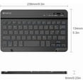 thumbnail image 6 of FLORA- 7 Inch Ultrathin (4Mm) Wireless Bluetooth Keyboard For Ios Android Tablet Black, 6 of 6
