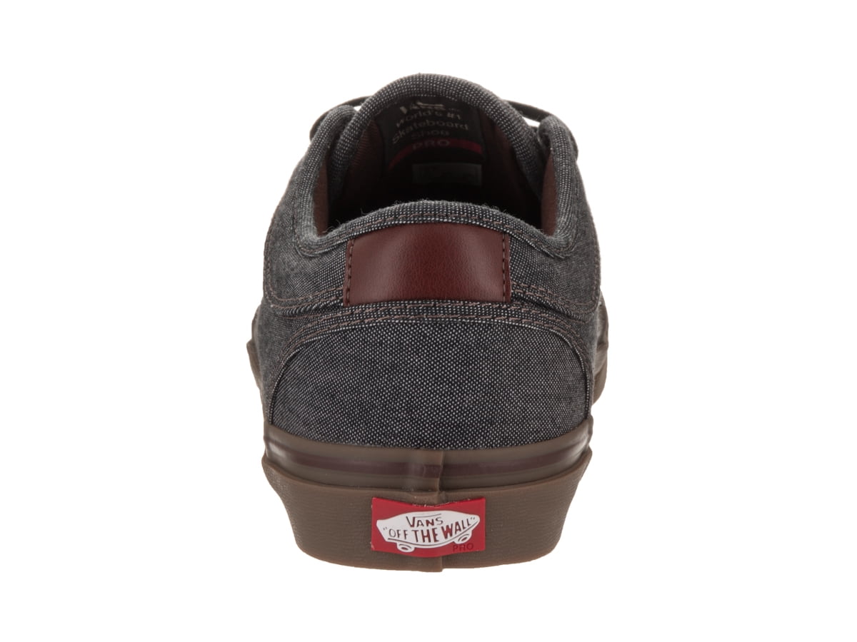 vans chukka low oxford black & gum skate shoes