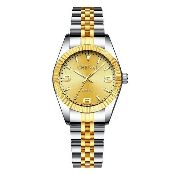 Chenxi Women Golden & Silver Classic Quartz Watch Female Elegant Clock Luxury Gift Watches Ladies Waterproof Wristwatch - Quartz Wristwatches