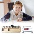 thumbnail image 3 of Tablero De Destornillador De Madera Para Niños Desarrollo De Habilidades Básicas Materiales De Juguetes Educativos Habilidades Básicas Juguetes De Aprendizaje Para Niños Yuarrent FN007400-02, 3 of 6