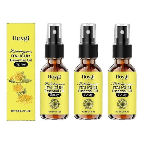Organic-Helichrysum Italicum Essential-Oil Spray, Natural Helichrysum Italicum Extract for Anti-Aging Repair, for Daily Skincare Routine
