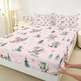 thumbnail image 3 of Feelyou Pink Dragon Animal Full Size Sheets, Dreamy Stars Cloud Bed Sheets, Teens Kids Boys Girls Sheet Sets, Lightweight Room Decor, 4-Piece, 3 of 7