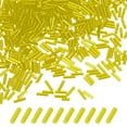 thumbnail image 1 of Uxcell 4000-Pack Cuentas Bugle, Cuentas de Vidrio de Tubo de Bordado de 2x7mm para Manualidades DIY/Pulseras/Collares Amarillo, 1 of 7