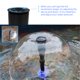 thumbnail image 2 of Bomba de agua sumergible con boquilla múltiple de luz colorida eléctrica 1000L/H, 2 of 8