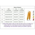 thumbnail image 3 of Sngxgn Pants for Women Casual Drawstring Waist Wide Leg Loose Pants with Pocket(Green,M), 3 of 5