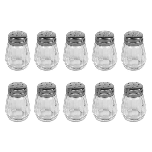 10 Pcs Hand Grinder Salt Pepper Grinders Mini Salt Pepper Shakers Salt Pepper Set Manual Grinder Crystal Candy Jar