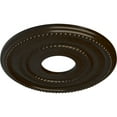 thumbnail image 3 of Ekena Millwork 12 1/8"OD x 3 5/8"ID x 3/4"P Valeriano Ceiling Medallion (Fits Canopies up to 6 1/4"), Hand-Painted Bronze, 3 of 6