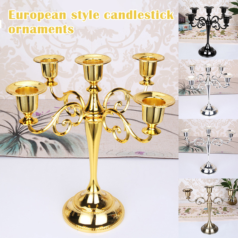 Candle Holder European Style Candle Stick Candelabra Wedding