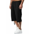 thumbnail image 5 of Riforla Mens Solid Color Casual Pants Japanese Sports Slim Pants Feet Black L, 5 of 6