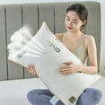 thumbnail image 2 of MERILER Hotel Collection Bed Pillows: Standard Down Bedding with Gel Cooling for Back, Stomach, or Side Sleepers, 2 of 7