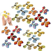 20PCS Flying Butterfly Funny Magic Butterfly Novelty Toy Surprise Toy for Kids