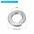 thumbnail image 2 of Unique Bargains 3/8 Split Lock Washer, 25 Pack 3/8 Inch ID 17mm OD 304 Stainless Steel Spring Lock Washer Gasket, Silver Tone, 2 of 5