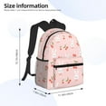 thumbnail image 3 of Daiia Rabbit And Cherry School Backpack for Men Women, Unisex Large Waterproof Bookbag Schoolbag Casual Daypack for High School/College/Teens/Travel/Work Black, 3 of 8